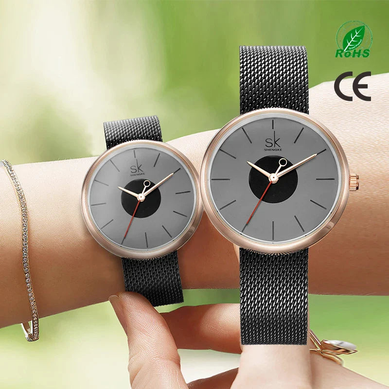 SK Women’s Quartz Watch – Classic Alloy Wristwatch with 3ATM Waterproof Design
