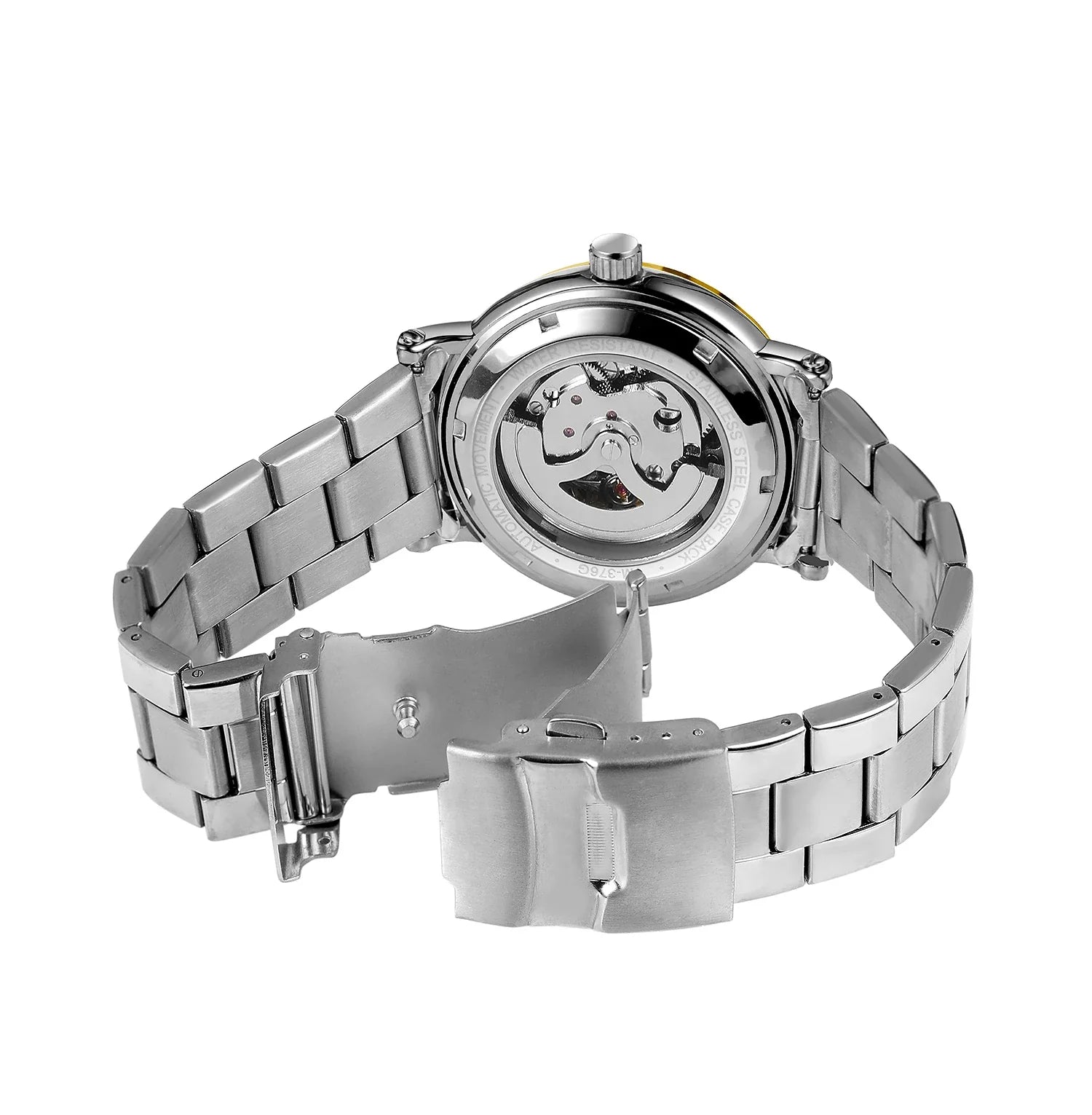 T-Winner Luxury Men’s Automatic Mechanical Watch – Luminous Dial, Water Resistant