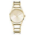 SK Women’s Casual Quartz Leather Strap Watch – Round Analog Waterproof Wristwatch