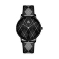 SK Women’s Vintage Quartz Watch – Leather Strap, Waterproof Design