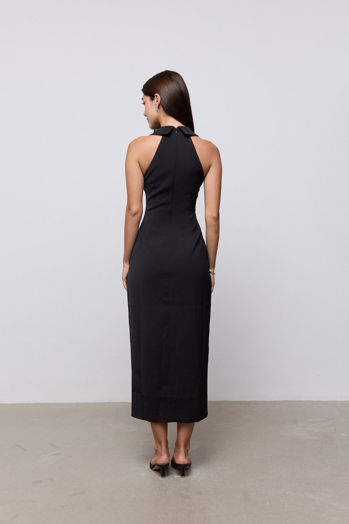 Collar Maxi Dress