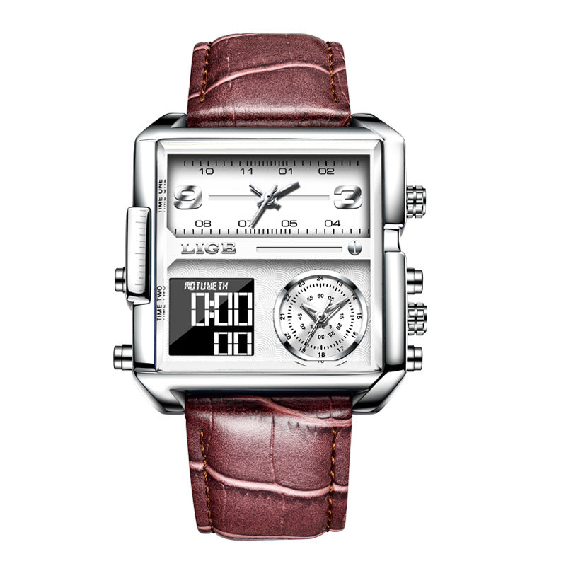 Lige Analog Digital Luxury watch for Men 8925