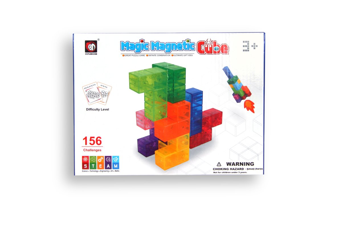 Magnetic Magic Cube 156 Challenges