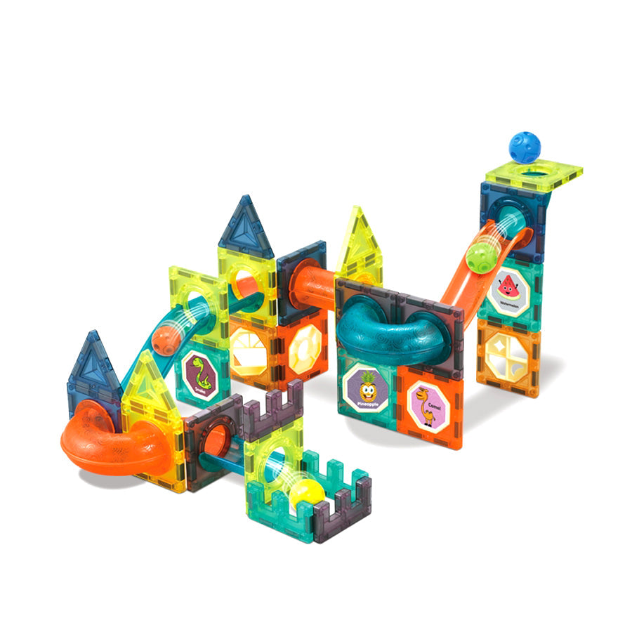 Magnetic Light Ball Track Paradise Bricks- 75pcs
