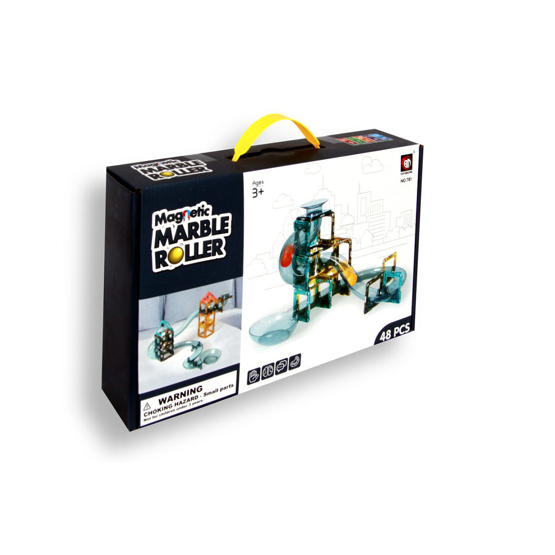 Magnetic Marble Roller 48 Pcs Building Blocks
