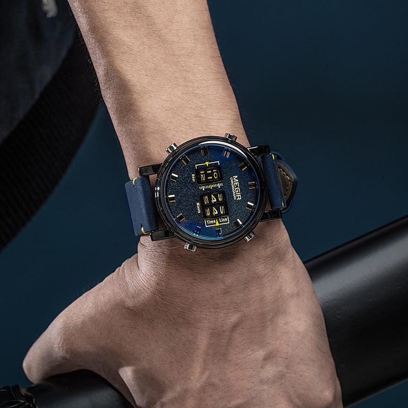 Megir Roller Watch For Men 2137