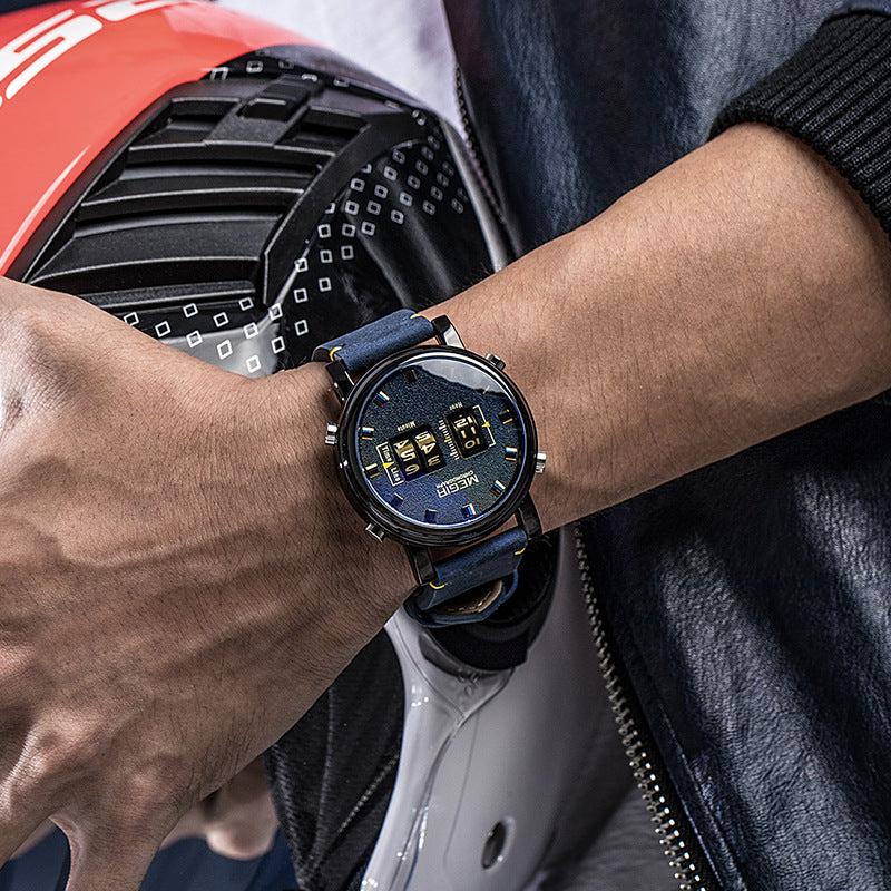 Megir Roller Watch For Men 2137