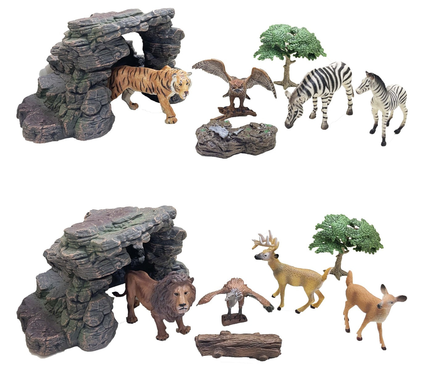 Model Animal Series Figure Mix 4pcs Set 2 Assorted