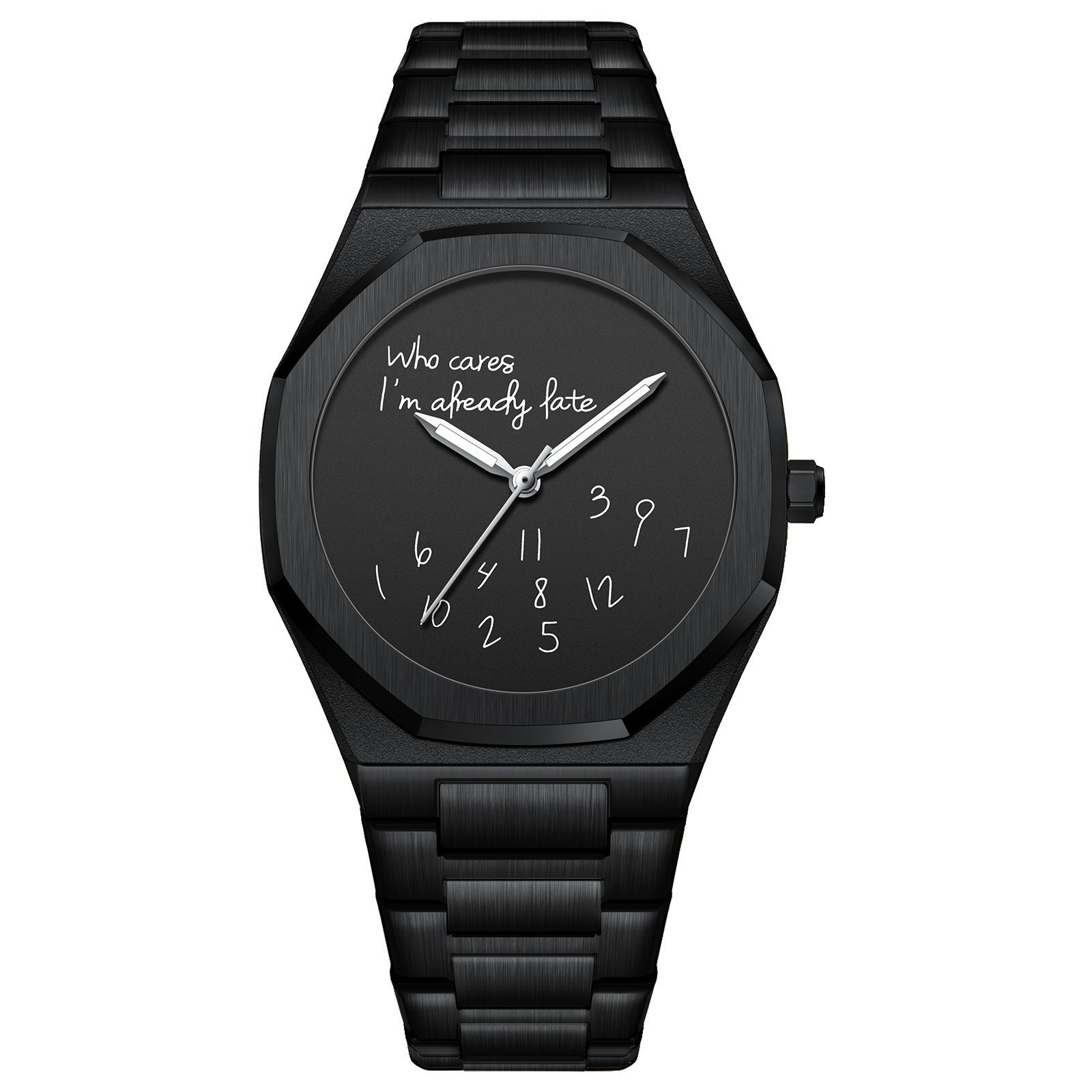 New Trend Luminous dial Simple Trend Octagonal Steel Watch for Men