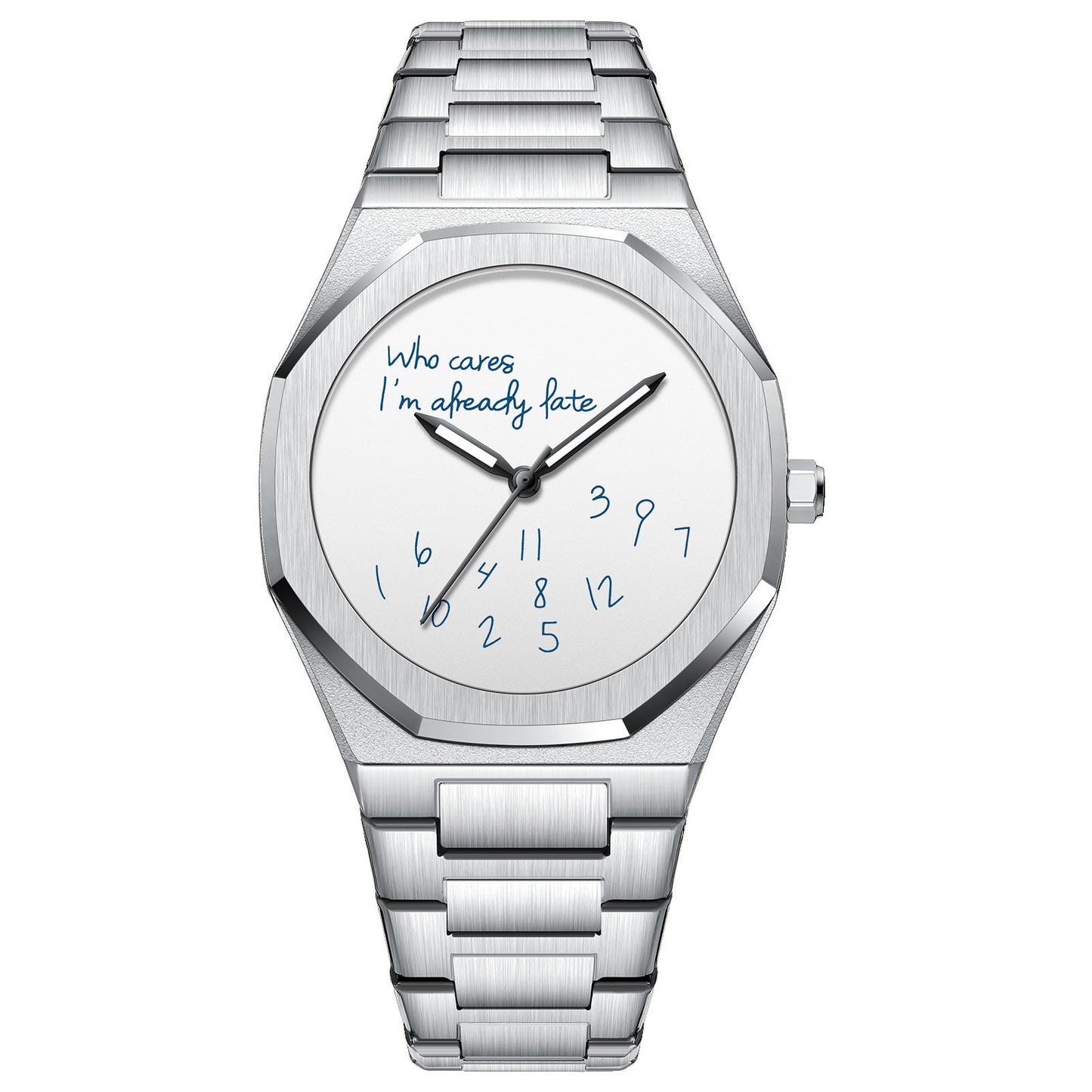 New Trend Luminous dial Simple Trend Octagonal Steel Watch for Men