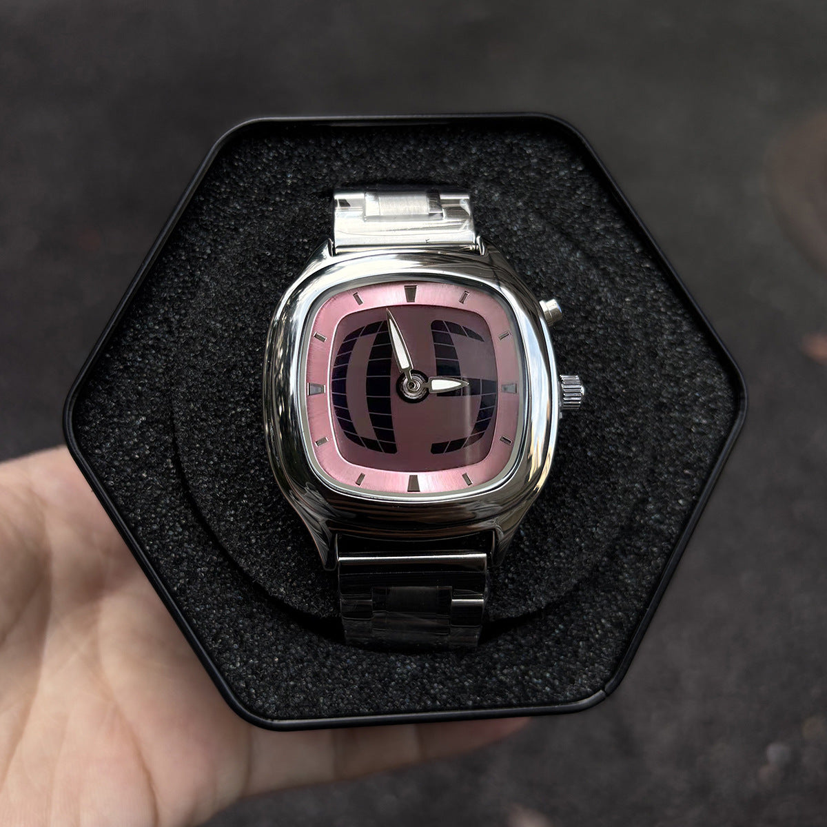 Men’s American Design Quartz Analog Watch – Waterproof Alloy Strap with Luminous Hands