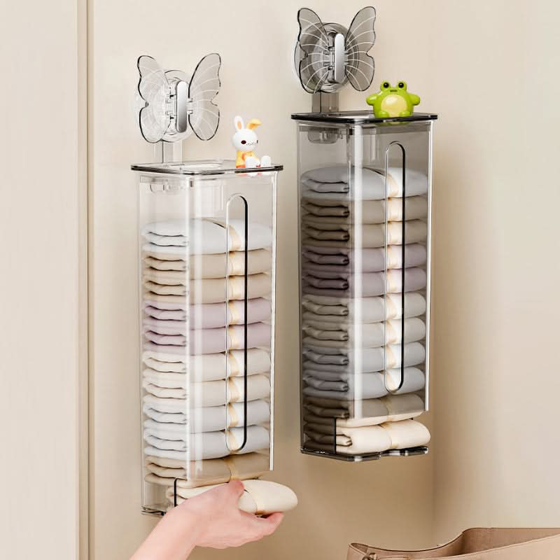 Wall-Mounted Underwear & Sock Storage Box – Moisture-Proof Organizer