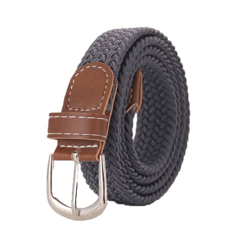 Unisex Elastic Woven Canvas Belt