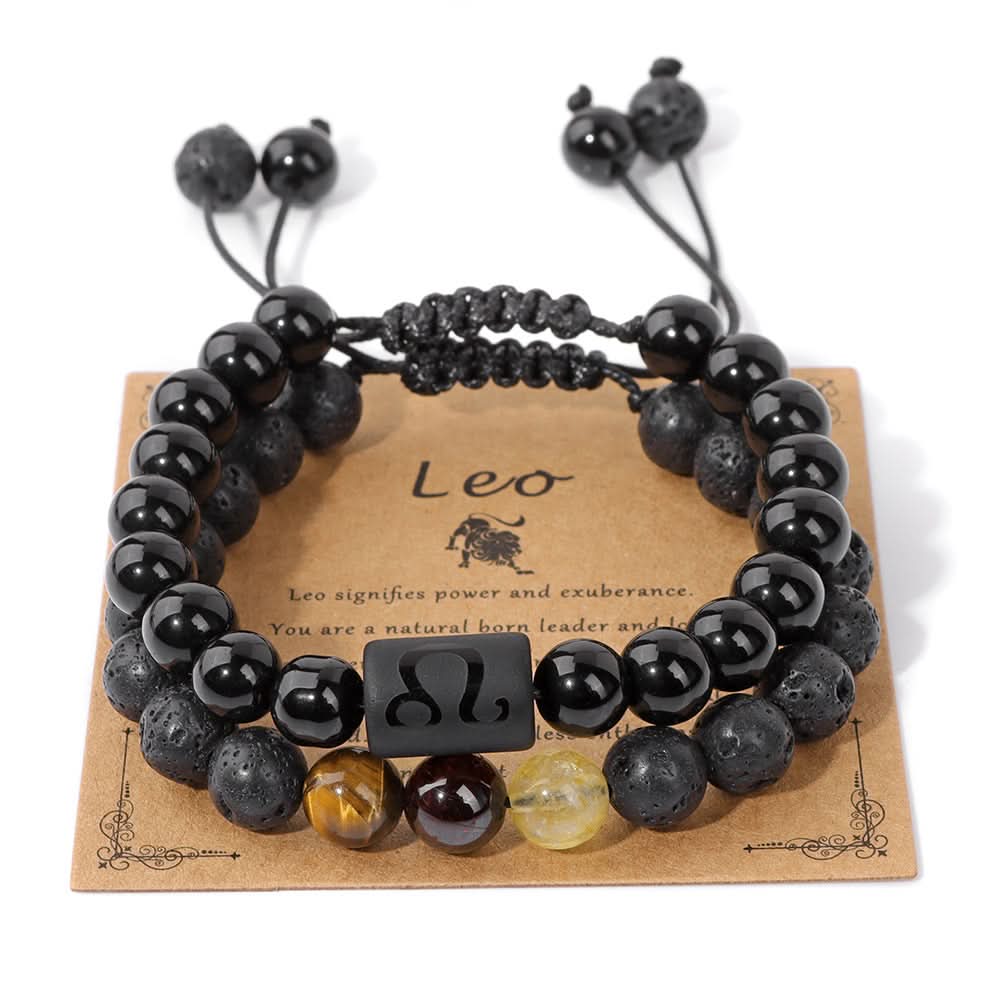 Natural Stone Aromatherapy Bracelet – Zodiac Bracelet for Men & Women