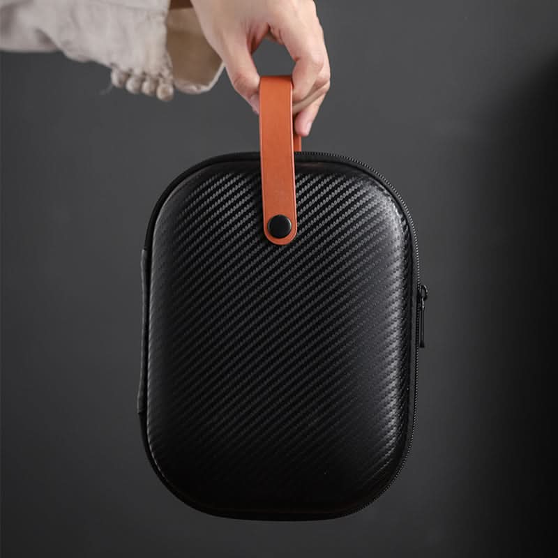 Portable Travel Tea Set - Includes One Pot, Four Cups, and Tea Cans