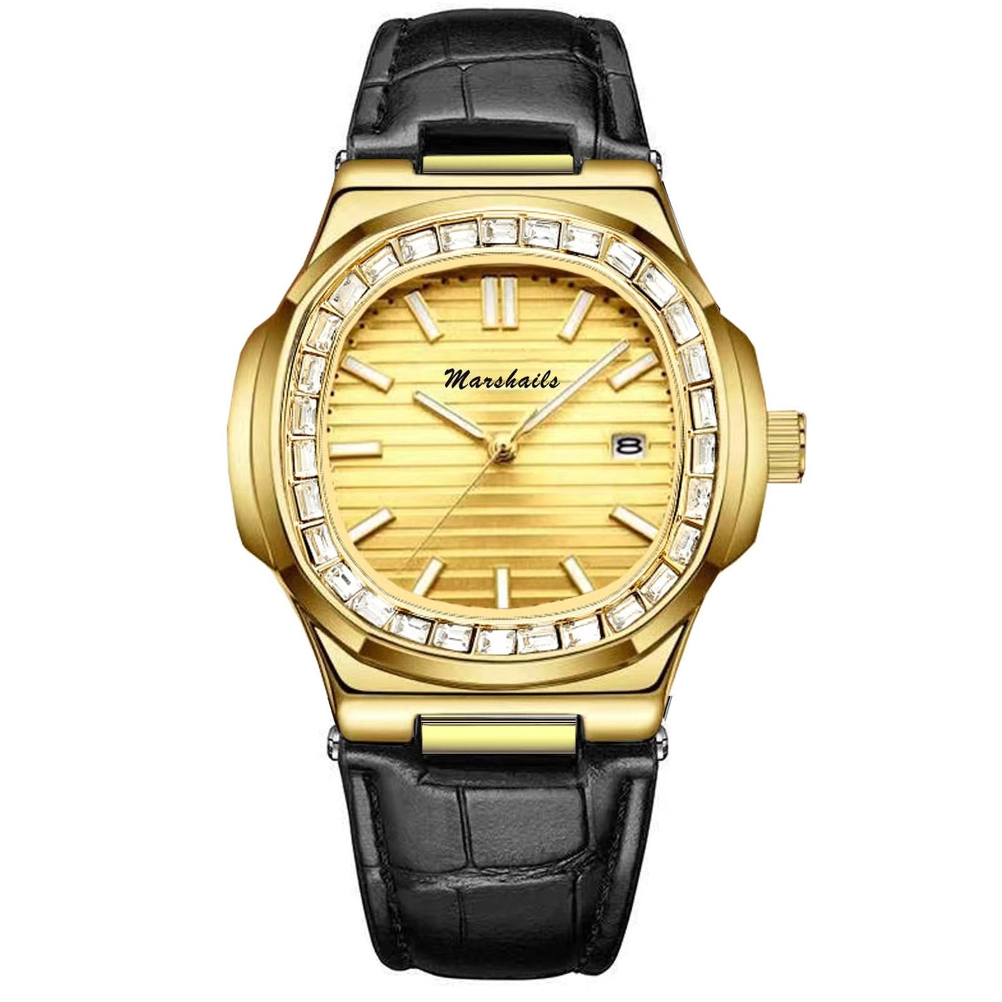 Nautilus Square Men's Watch – Waterproof, Luminous, Quartz