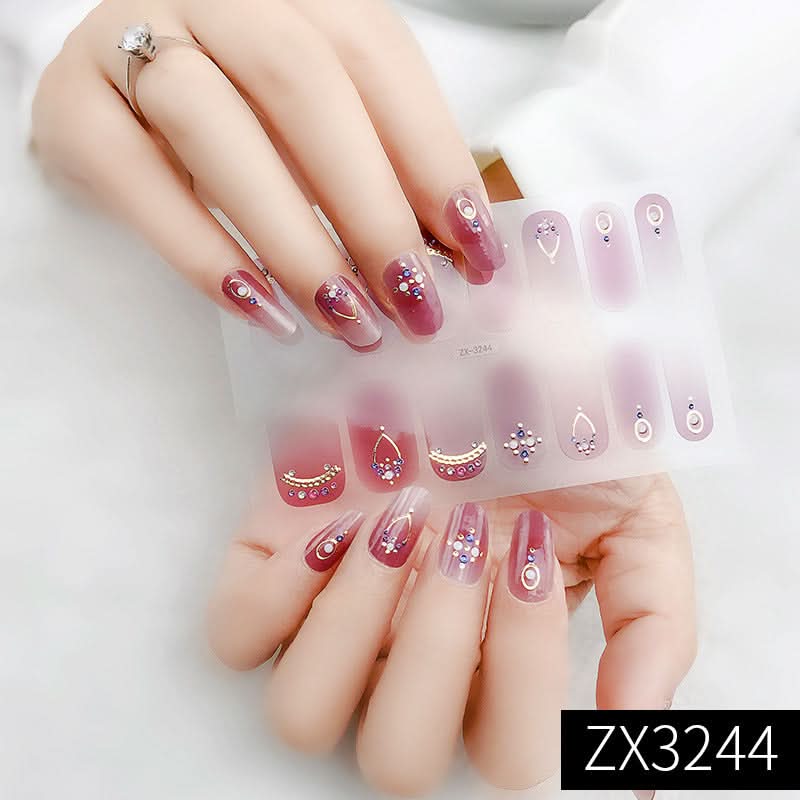 3D Star Diamond Nail Stickers Set