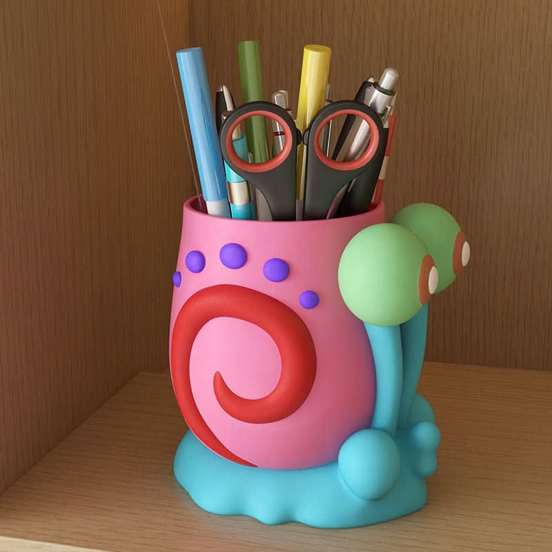 Adorable Snail Pen Holder & Storage Box