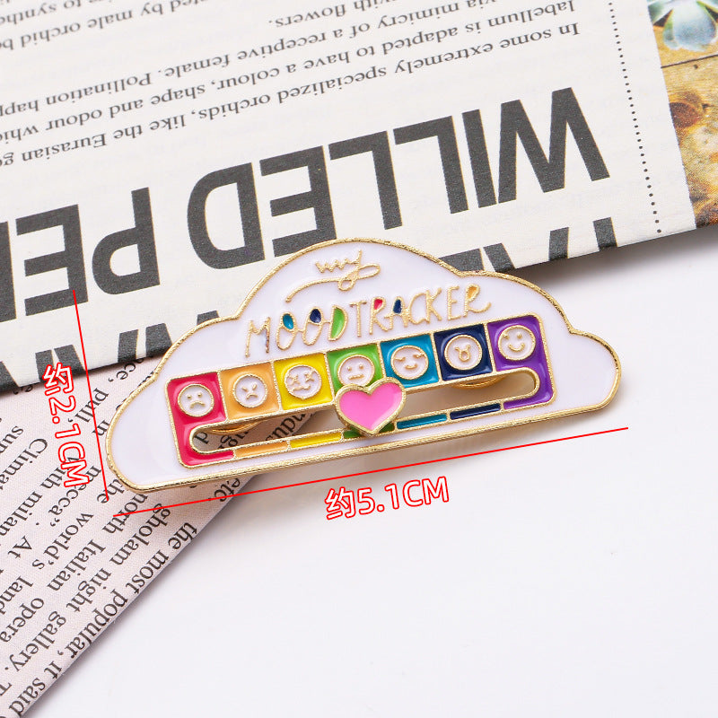 Unisex Power Mood Brooch – Emotion Manager Slide Pin, Expression Badge Jewelry