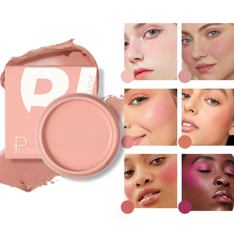 Pudaier Matte Blush Stick – Creamy, Blend Able Rouge for a Natural Flush