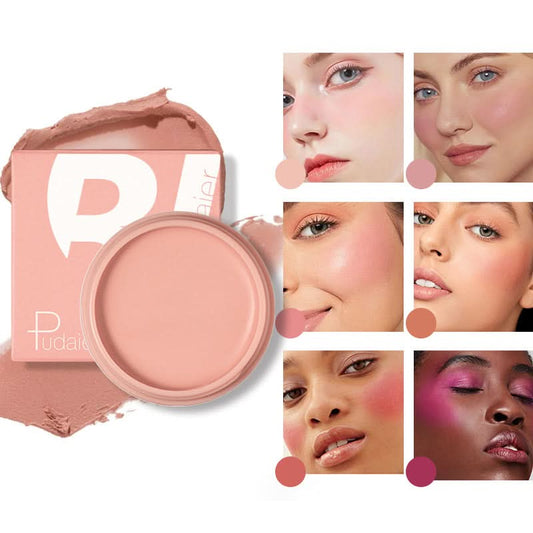 Pudaier Matte Blush Stick – Creamy, Blend Able Rouge for a Natural Flush