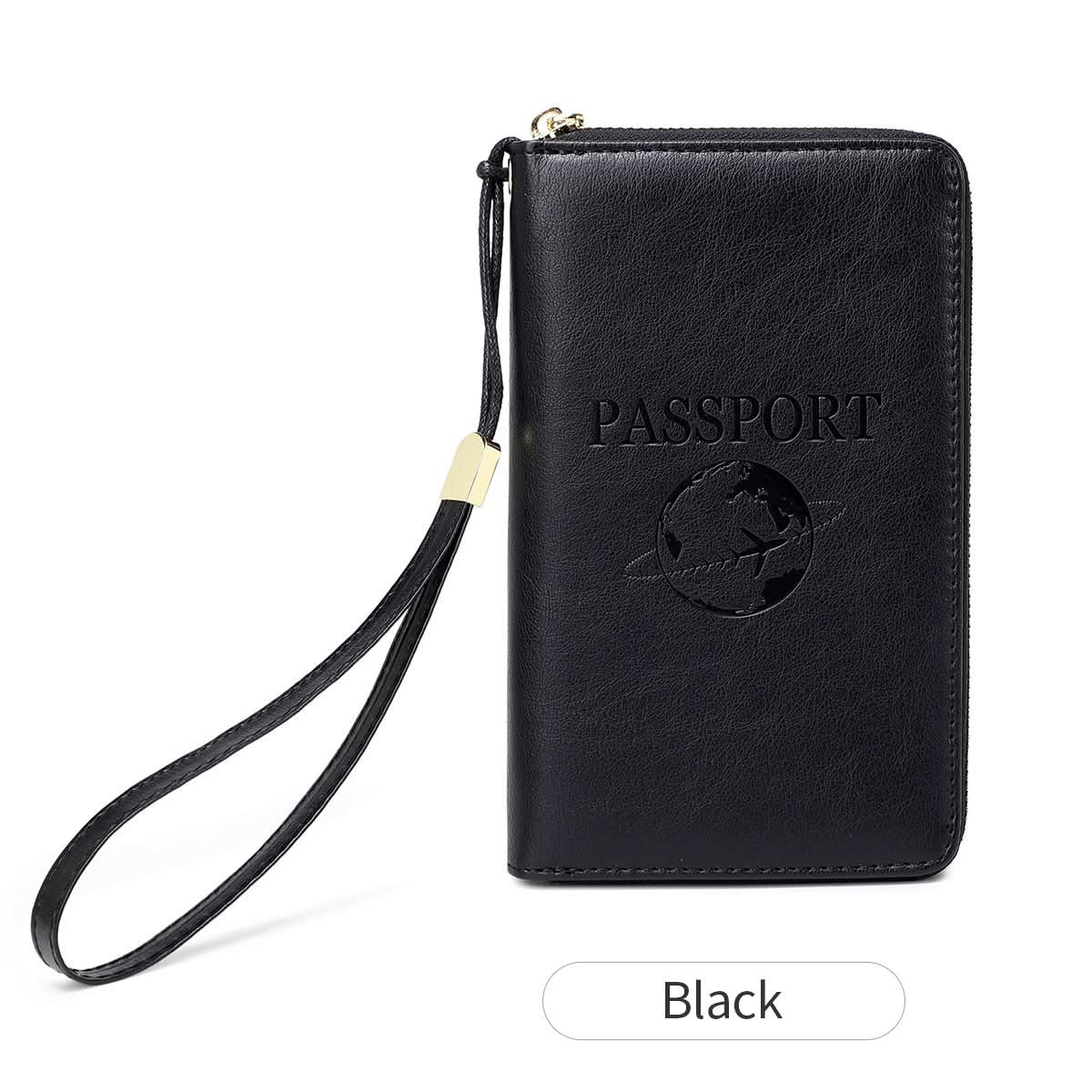 RFID Blocking Passport Holder – Waterproof Travel Wallet With Multi-Card Storage