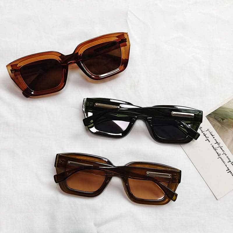 Women’s Cat Eye Sunglasses – Trendy Fashion Full-Frame Shades