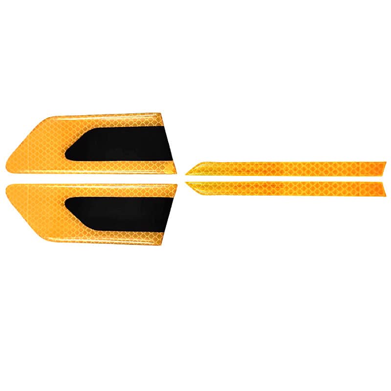 Carbon Fiber Car Fender Reflective Strips – Anti-Scratch & Anti-Collision Body Stickers