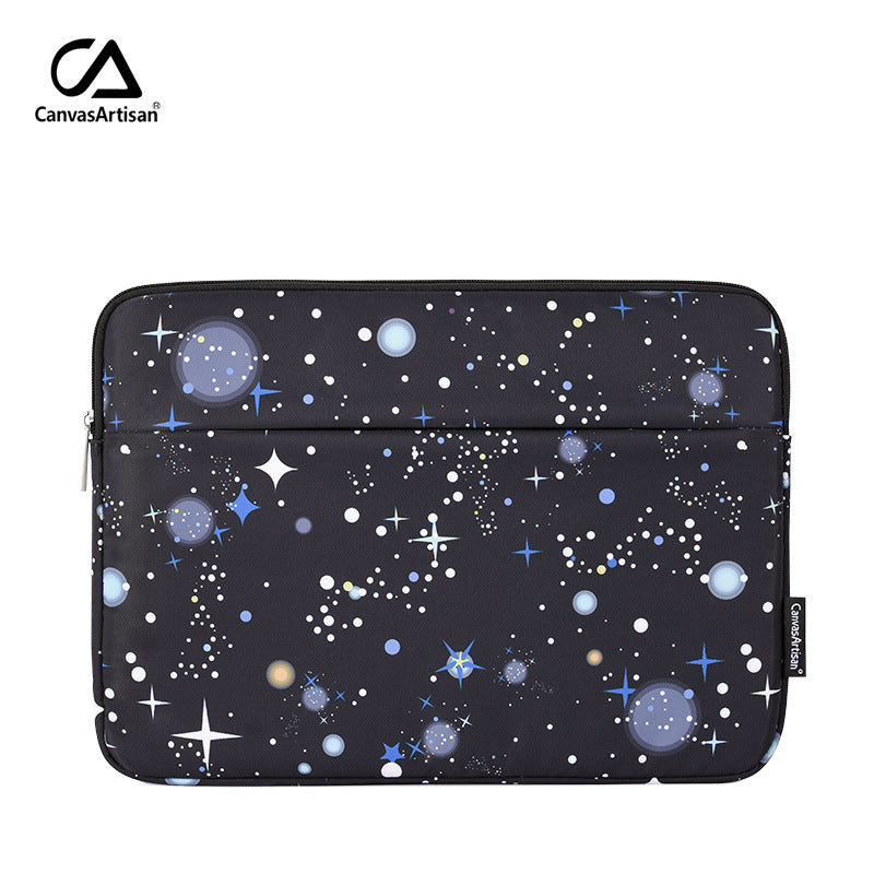 Starry Sky Galaxy Laptop Sleeve – 11" to 15.6" Polyester Case for MacBook & More