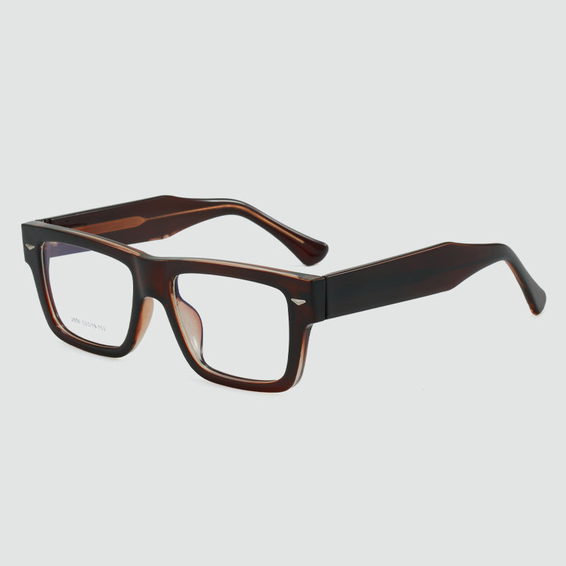 Ultra-Light Square Frame Sunglasses – Matte Black, Unisex Designer Style