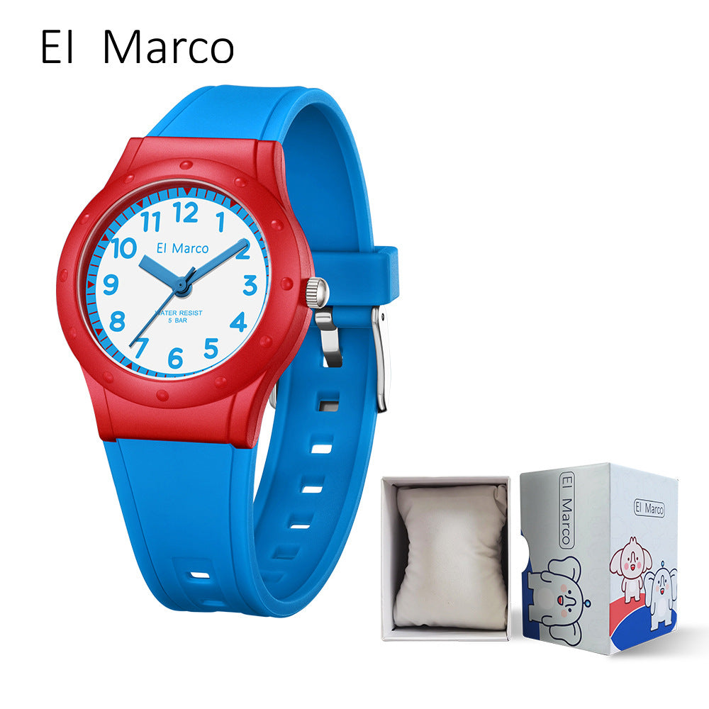 Little Elephant Marco Kids Quartz Watch – Waterproof Analog Watch for Boys and Girls