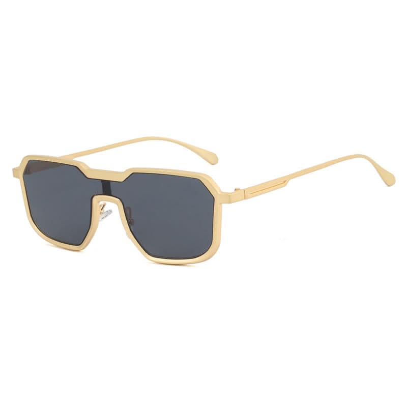 Men's Metal Square Sunglasses for Driving