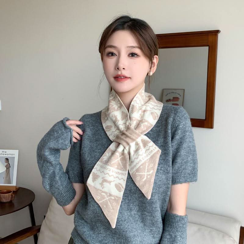 Cozy Christmas Wool Scarf for Women