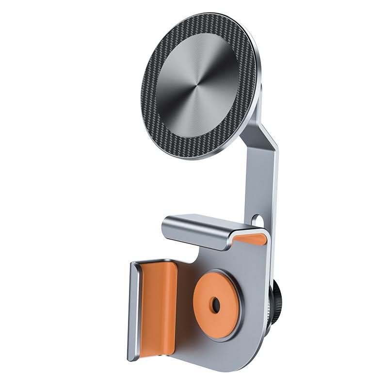 Magnetic Car Phone Holder – 360° Rotating, Silicone Base