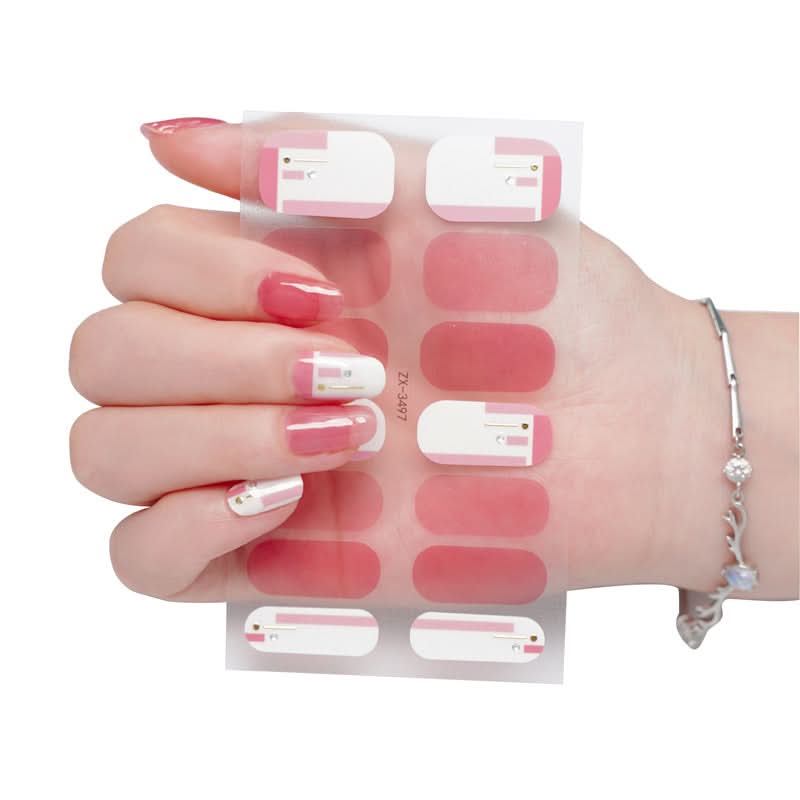 3D Star Diamond Nail Stickers Set