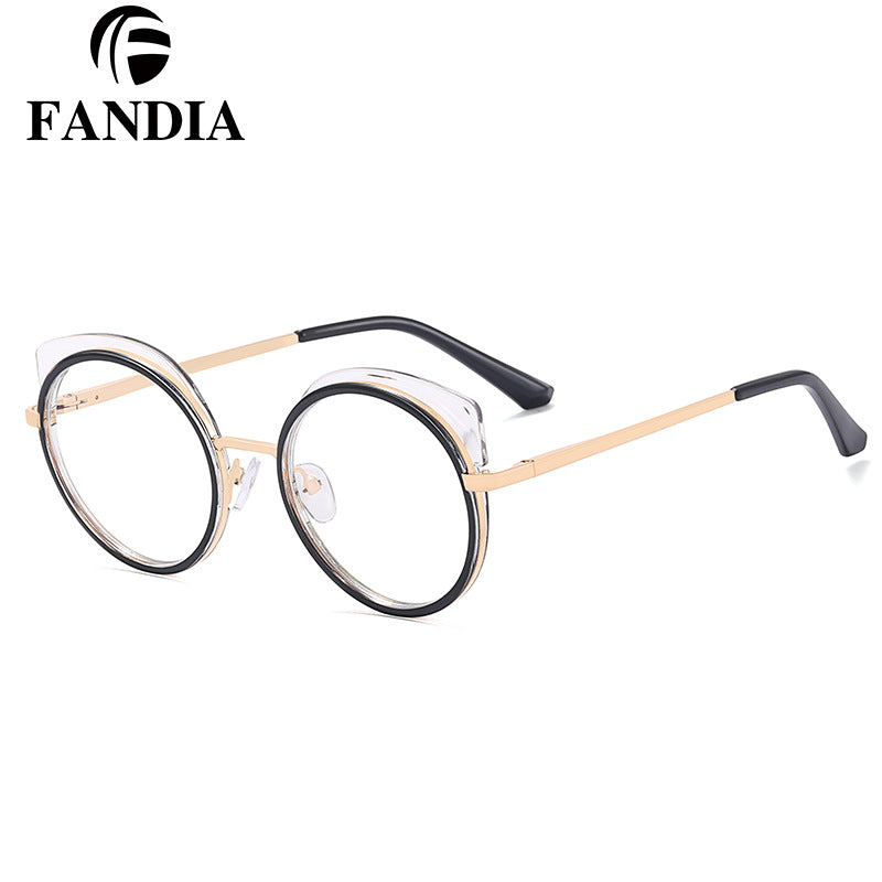 Women's Full-Frame Anti-Blue Light Glasses – Round Frame With UV Protection Eyewear