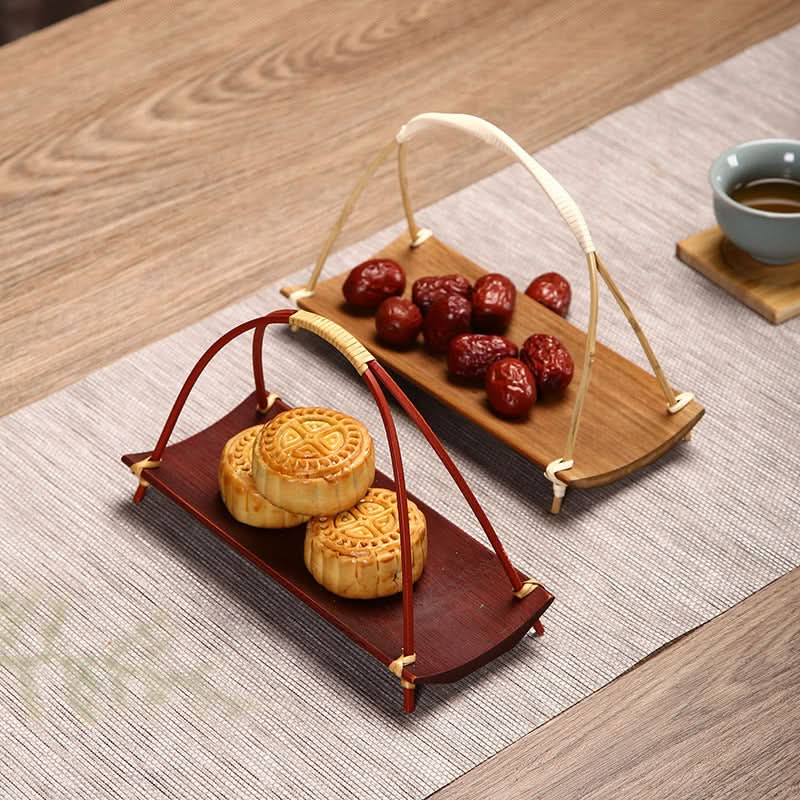 Handmade Bamboo Dessert Tray