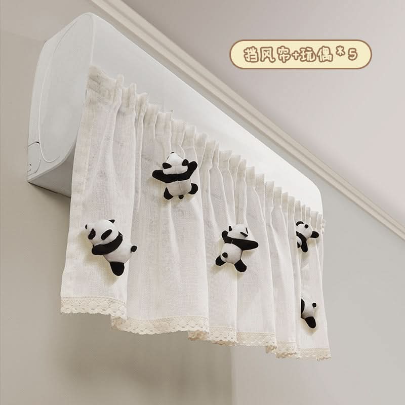 Air Conditioner Wind Shield – Summer Breeze Deflector & Dust Curtain for Cribs