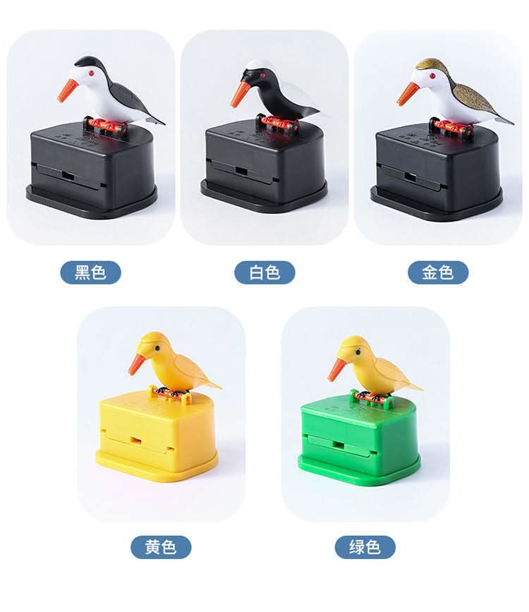 Automatic Bird Toothpick Holder – Push-Type Dispenser