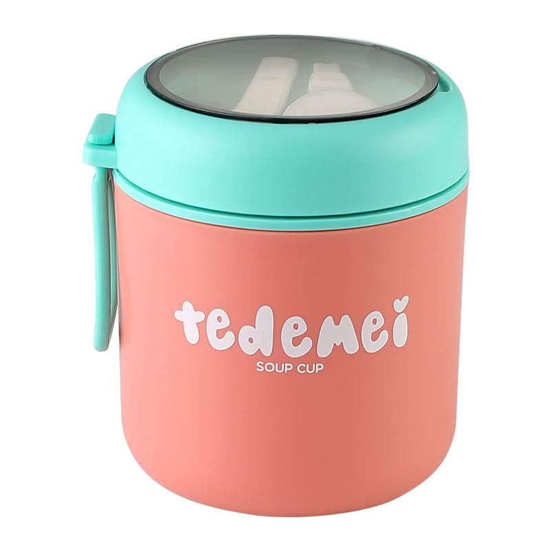 Portable Soup & Porridge Container Stainless Steel Insulated Breakfast Cup – 530-710ml