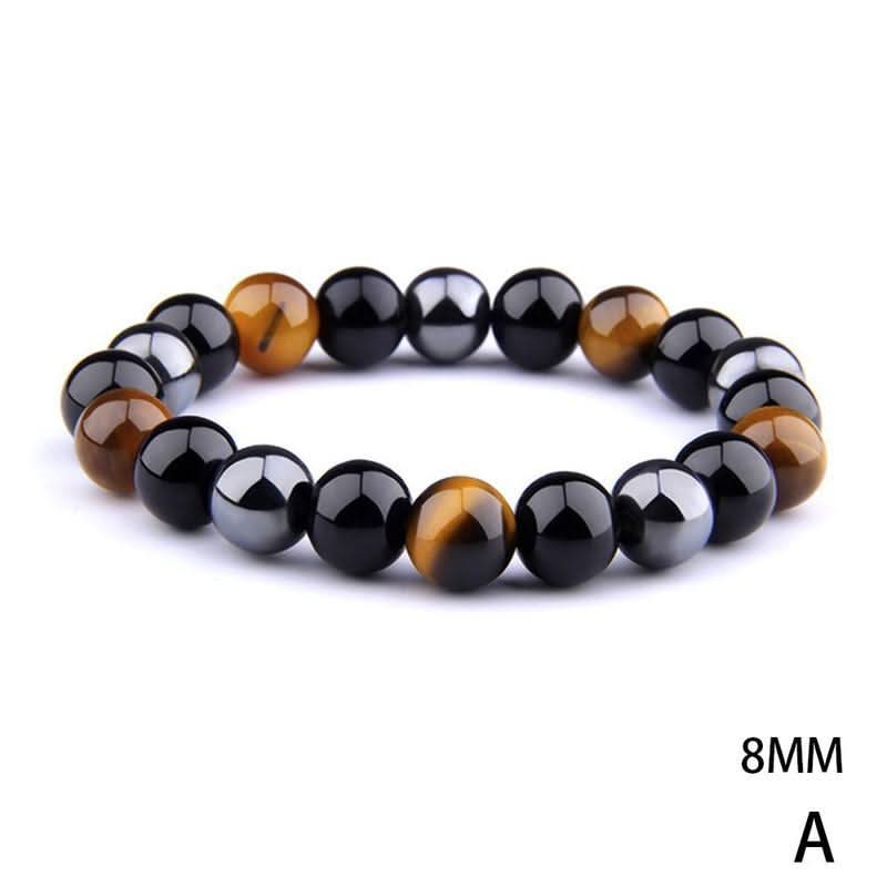 Retro Black Gallstone Energy Bracelet – Unisex