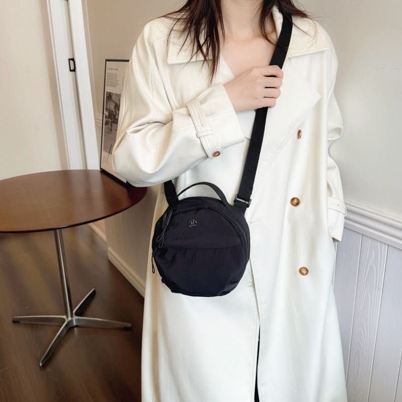 Women's Round Cake Crossbody Bag – Shoulder Bag for Travel & Daily Use