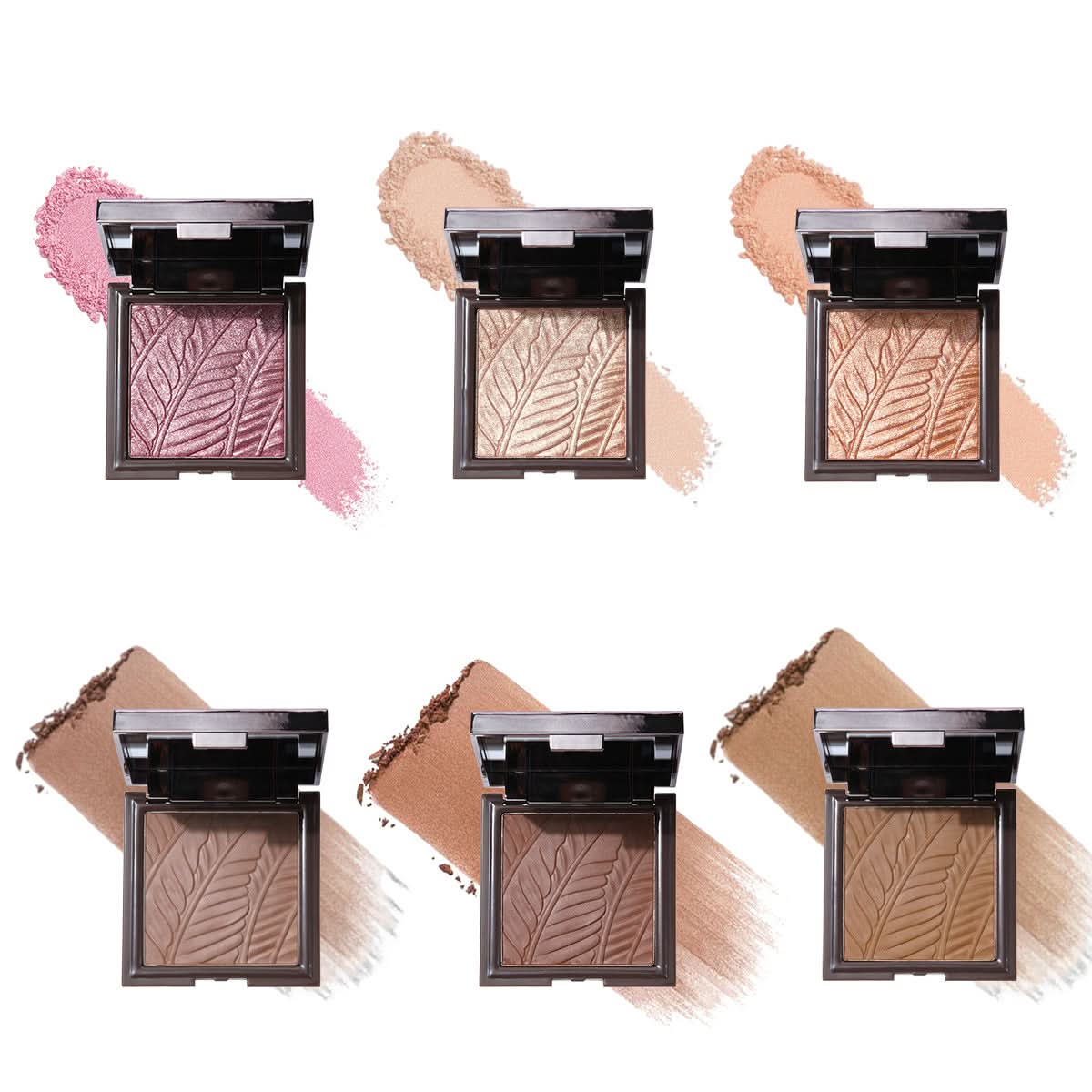 Earth Tone Eyeshadow – Long-Lasting Matte & Pearlescent Silver Powder