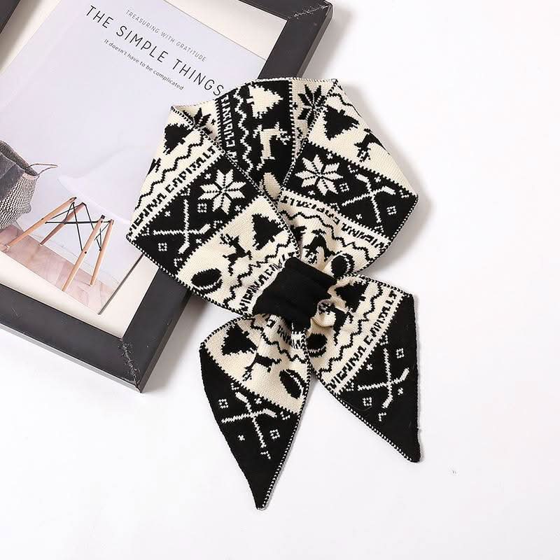 Cozy Christmas Wool Scarf for Women