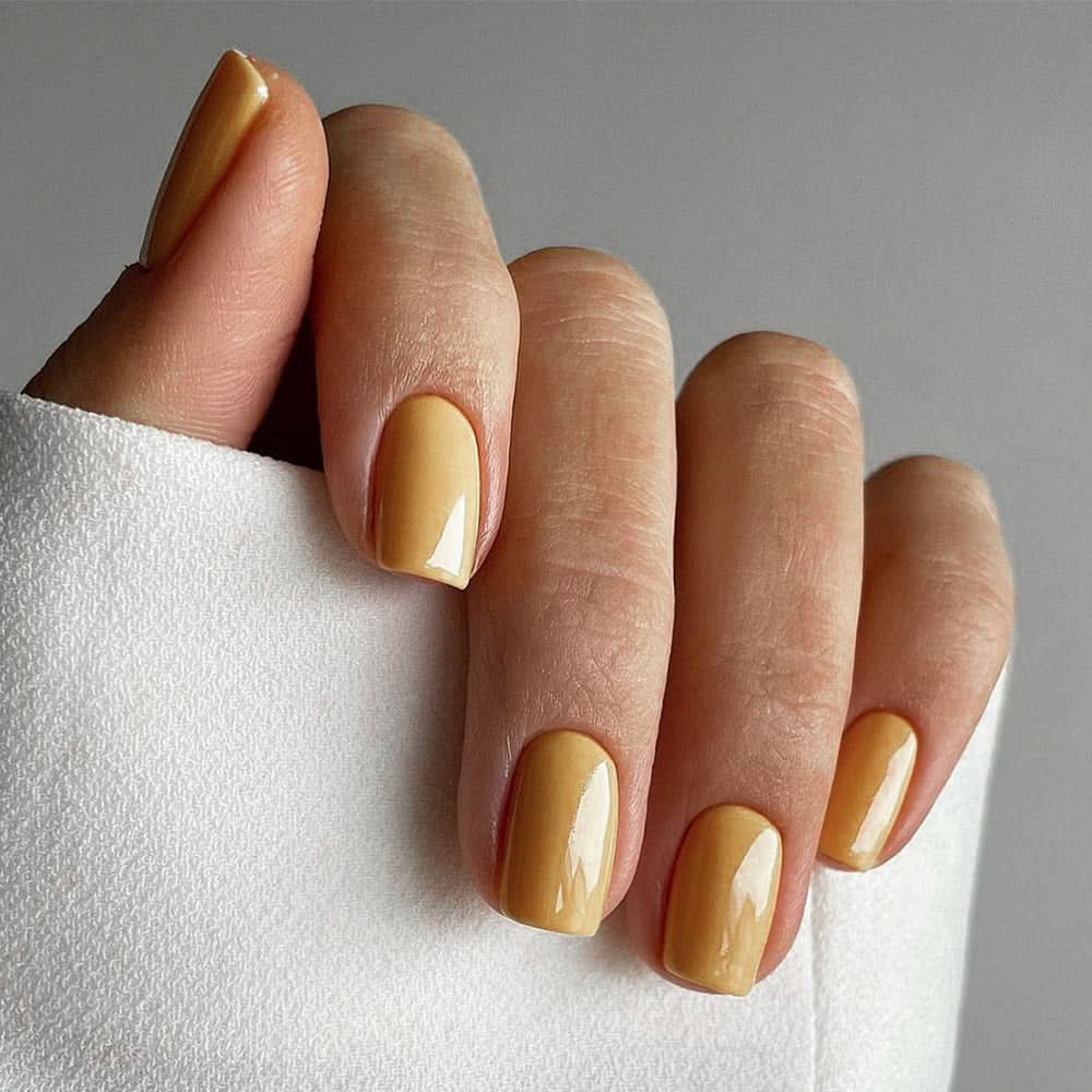 Classic Solid Color Press-On Nails – Short Square Reusable False Nails