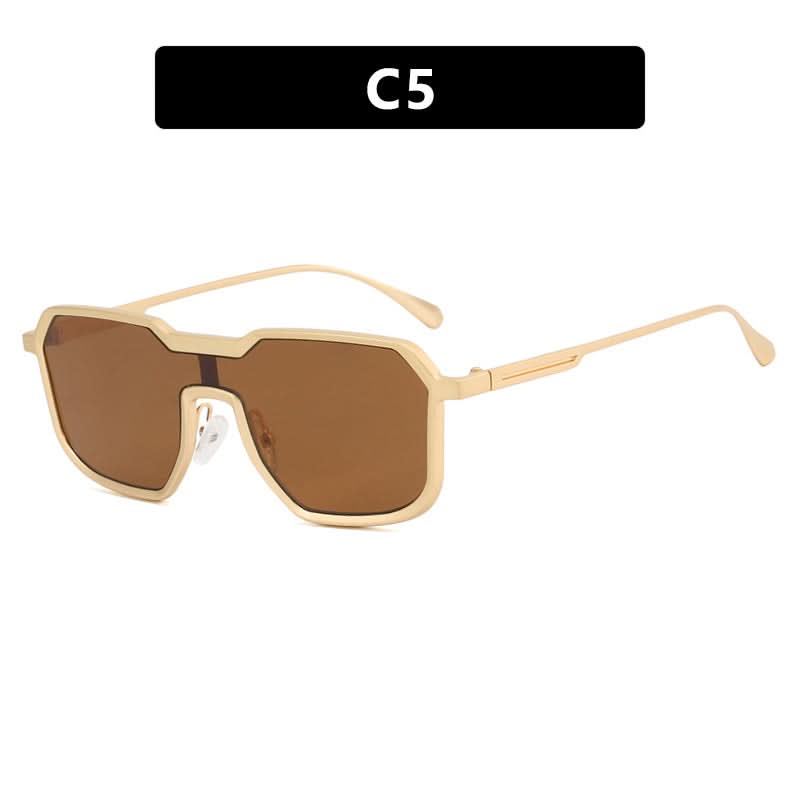 Men's Metal Square Sunglasses for Driving