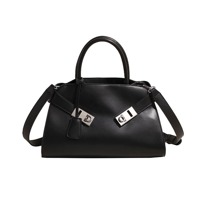 Kelly-Style Handbag for Women – Retro Small Square PU Shoulder Bag