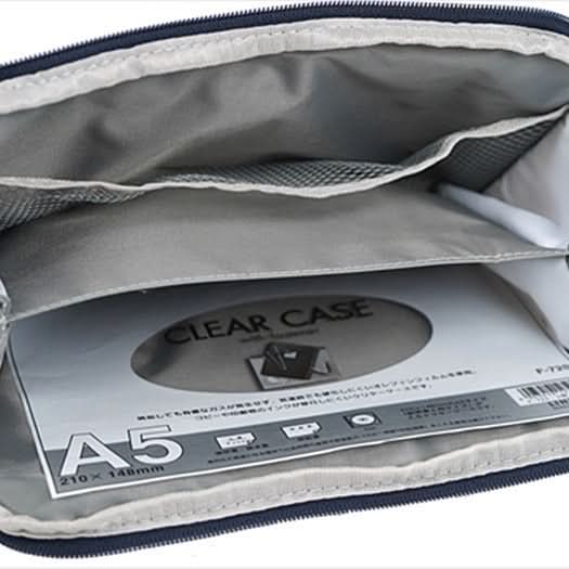 Portable Denim Travel Pouch – Multipurpose Notebook & Pencil Case Organizer