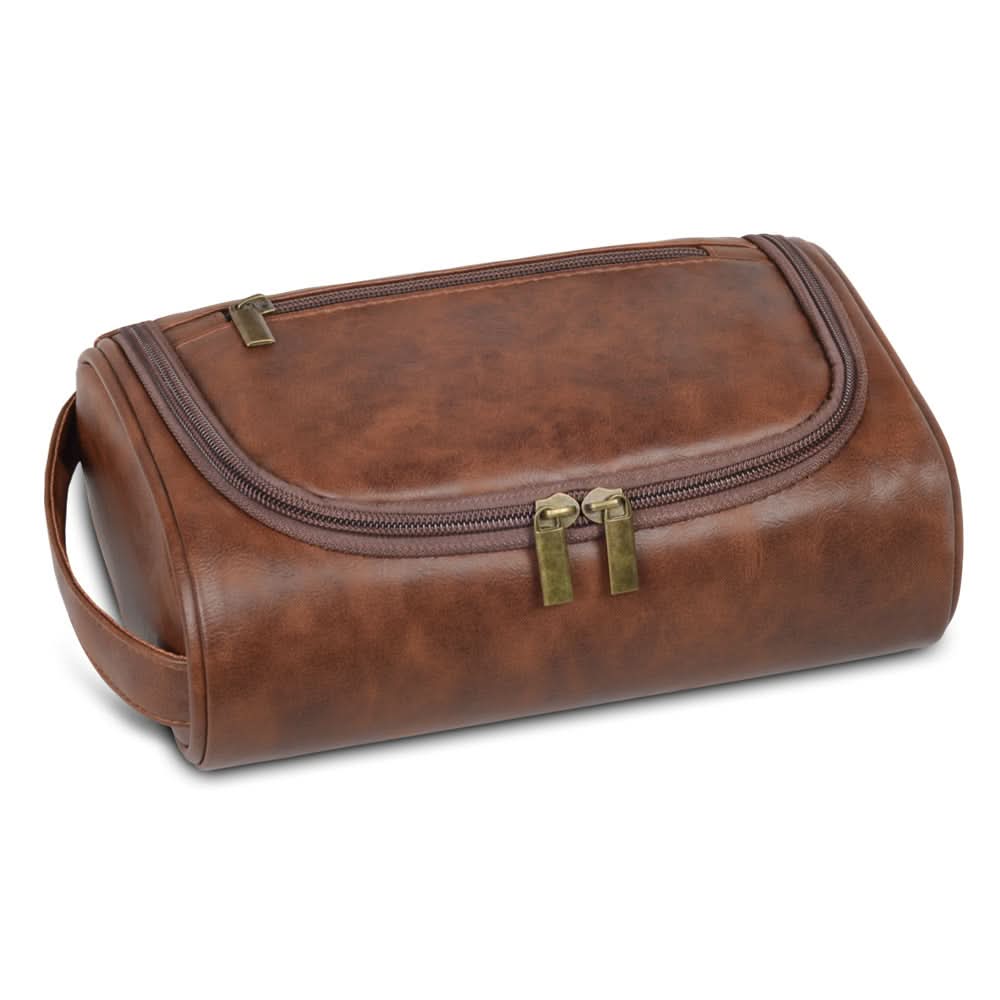 Luxury Waterproof PU Leather Cosmetic & Toiletry Bag