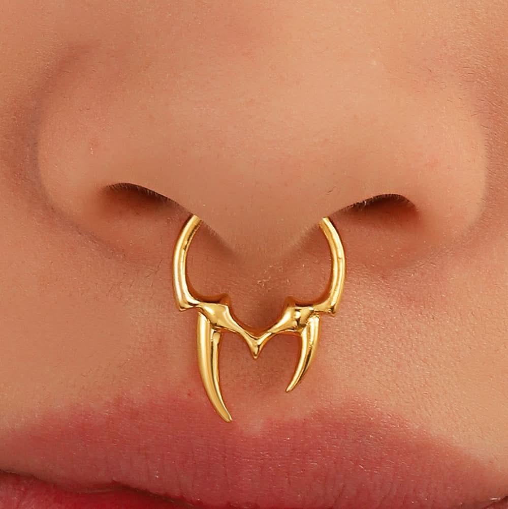 Unisex U-Shape Horn Nose Clip Piercing Jewelry
